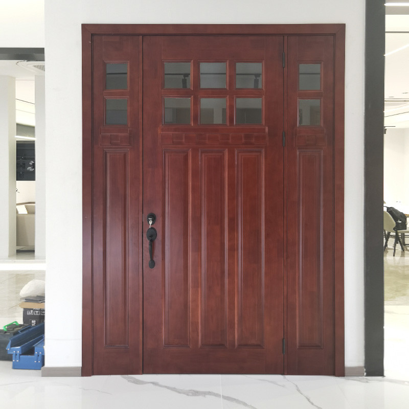 solid wood entrance door