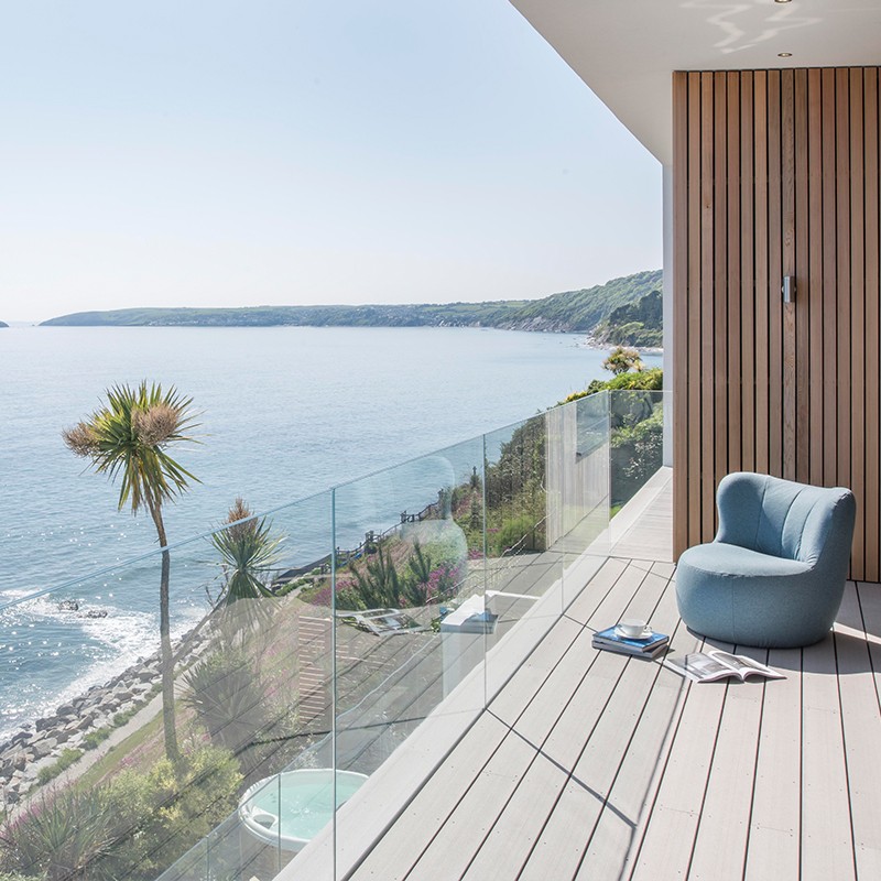 glass railing system