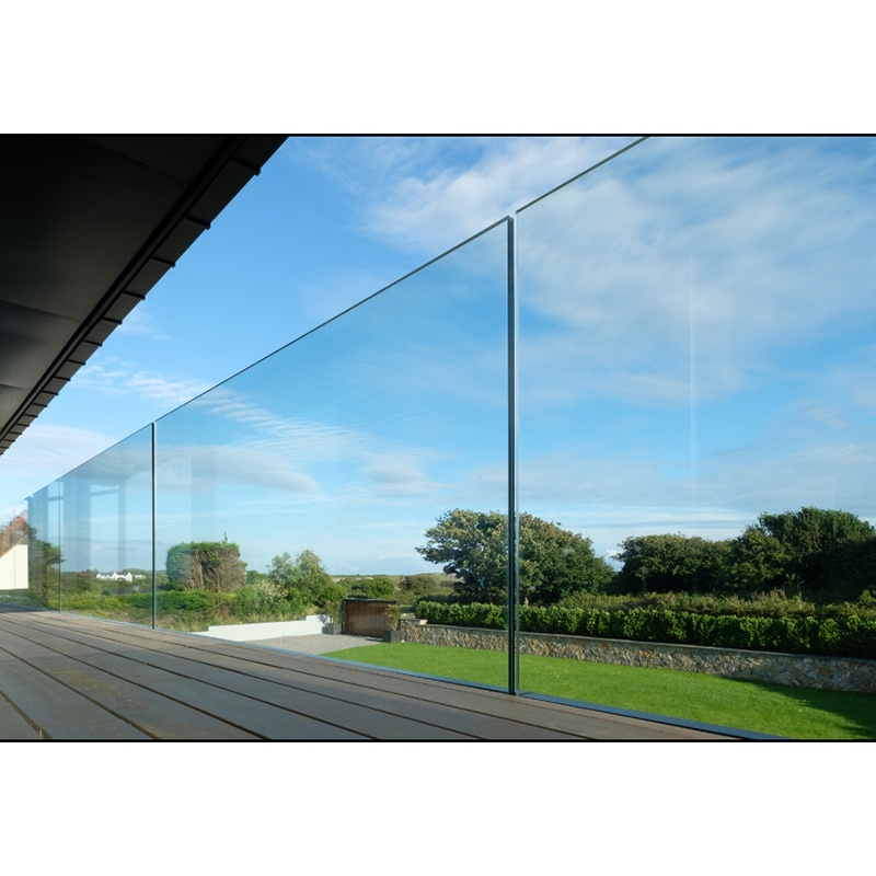 frameless glass railing system